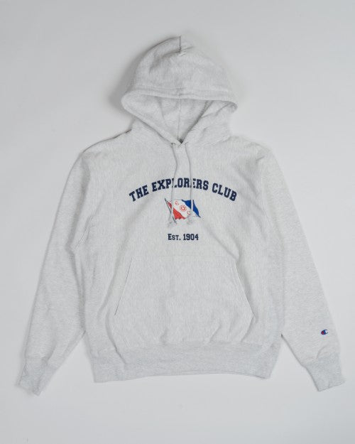 Hooded Sweatshirt in Champion Reverse Weave Explorers Club Outfitters