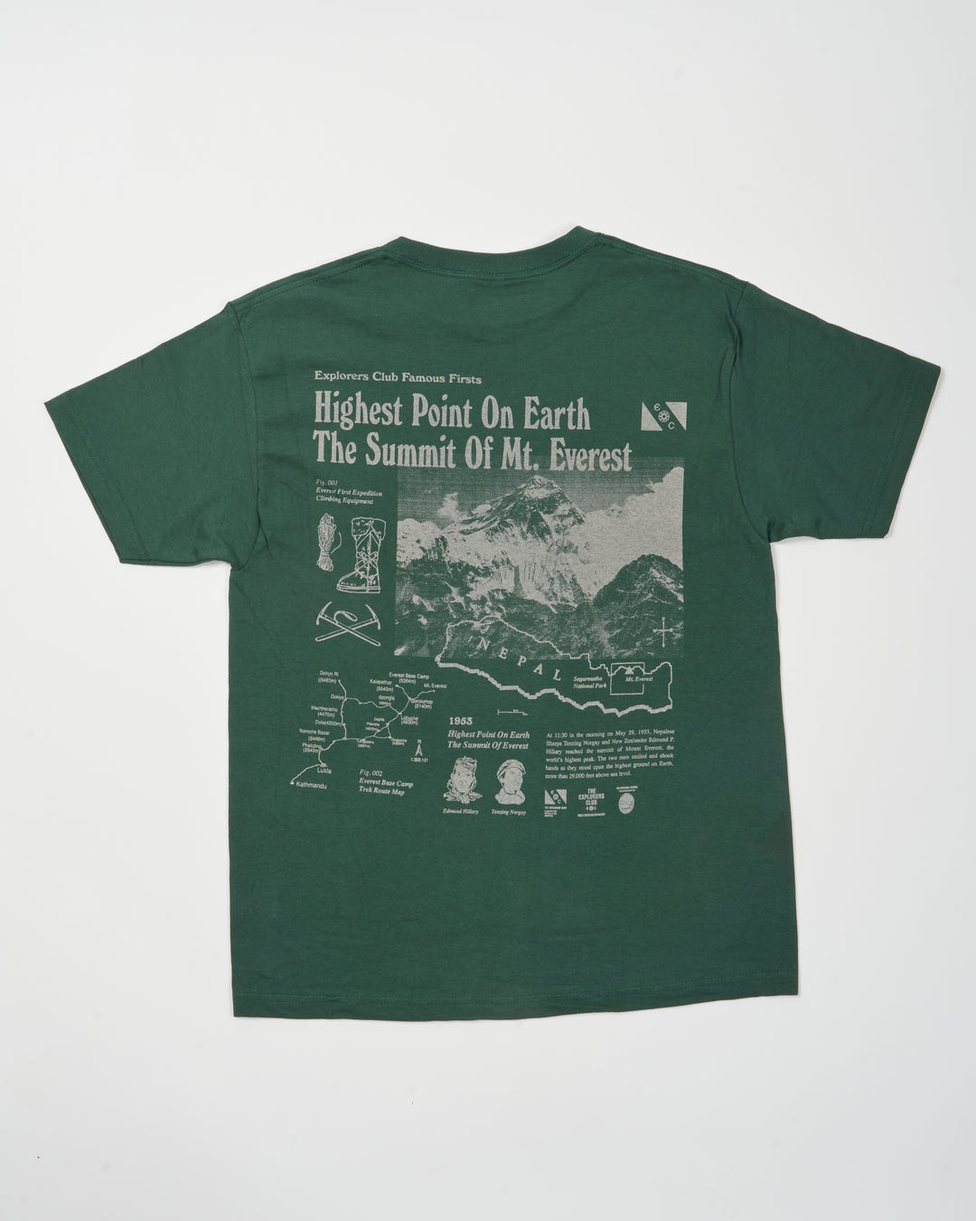Mount Everest T-Shirt – The Explorers Club Outfitters