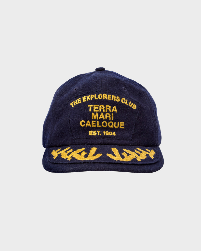 The 6-Panel Souvenir Cap in Wool – The Explorers Club Outfitters