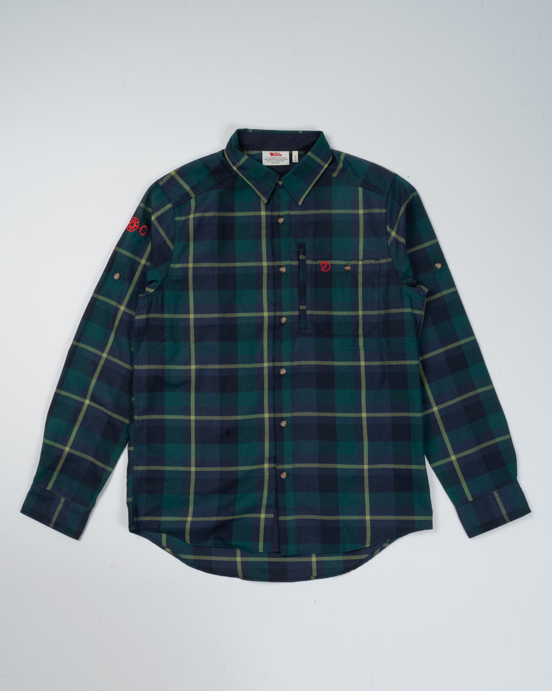 ECxFJ Men's Fjällglim Shirt in Arctic Green – The Explorers