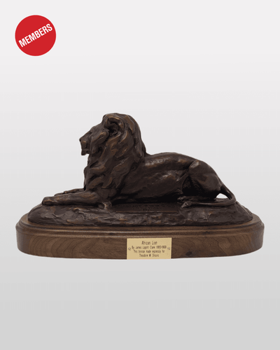 Limited Edition J.l. Clark Bronze Lion