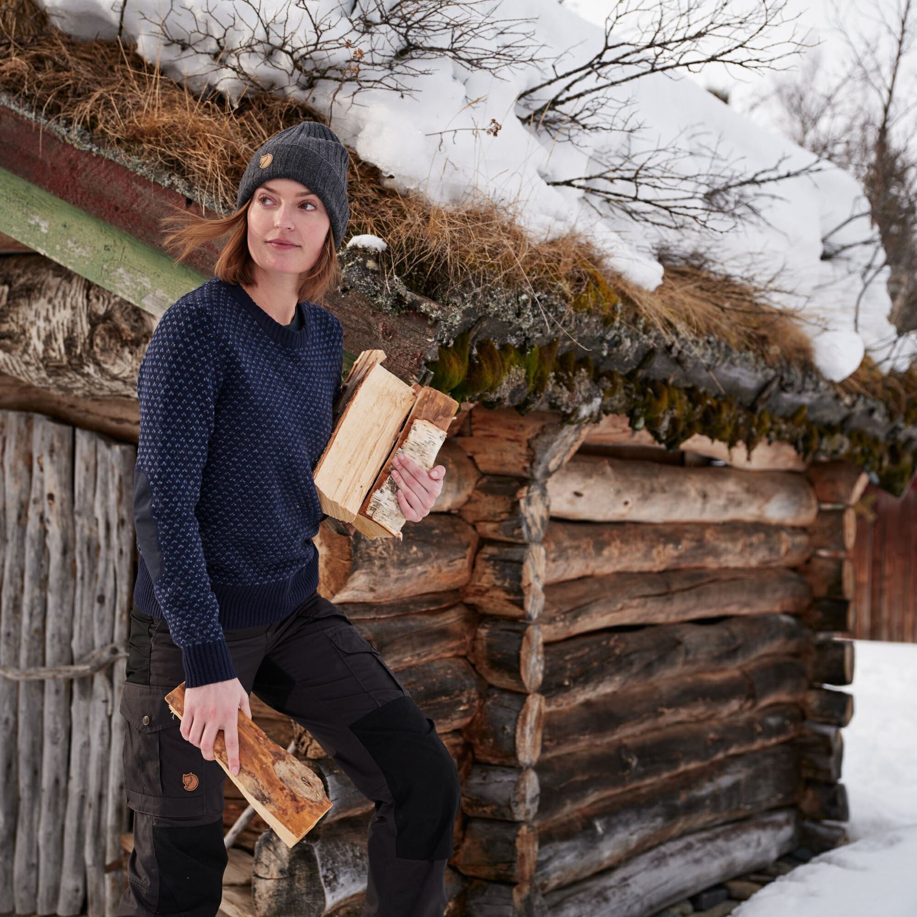 ECxFJ Women's Nordic Sweater in Dark Navy – The Explorers Club 
