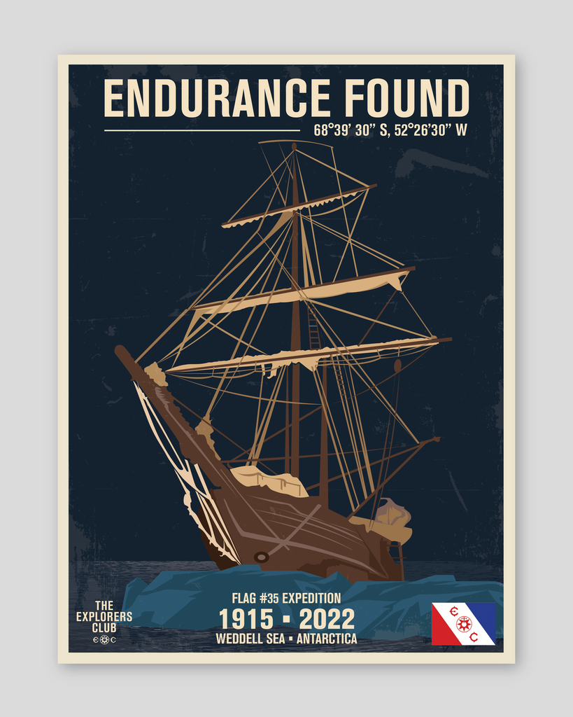 The Endurance Found Poster – The Explorers Club Outfitters The Endurance Found Poster – The Explorers Club Outfitters